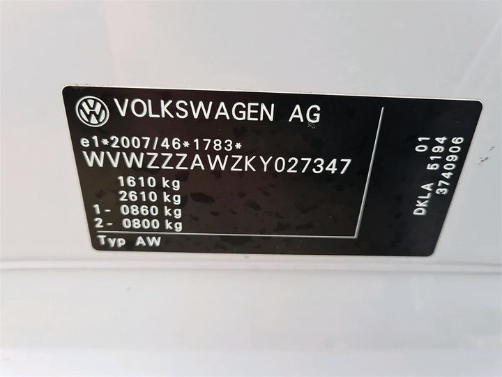 Photo 13 VIN: WVWZZZAWZKY027347 - VOLKSWAGEN POLO 