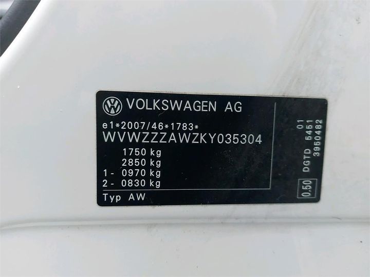 Photo 11 VIN: WVWZZZAWZKY035304 - VOLKSWAGEN POLO 