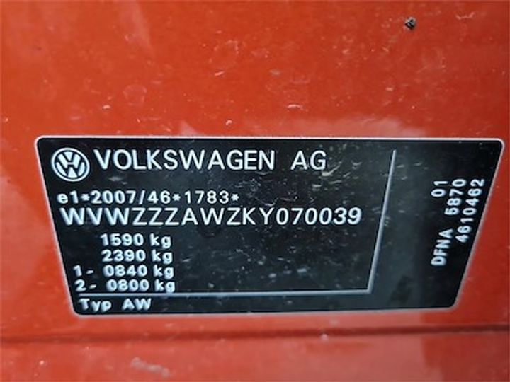 Photo 11 VIN: WVWZZZAWZKY070039 - VOLKSWAGEN POLO 