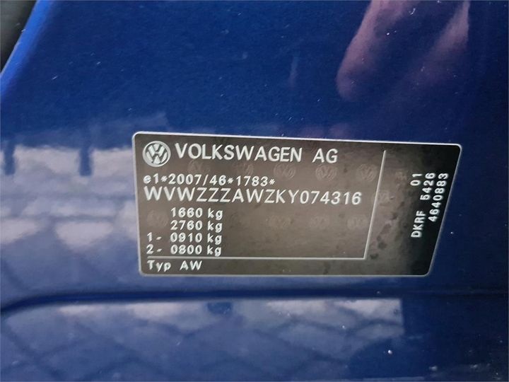 Photo 14 VIN: WVWZZZAWZKY074316 - VOLKSWAGEN POLO 