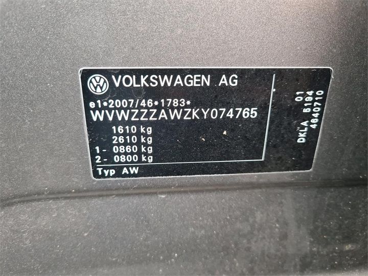 Photo 13 VIN: WVWZZZAWZKY074765 - VOLKSWAGEN POLO 