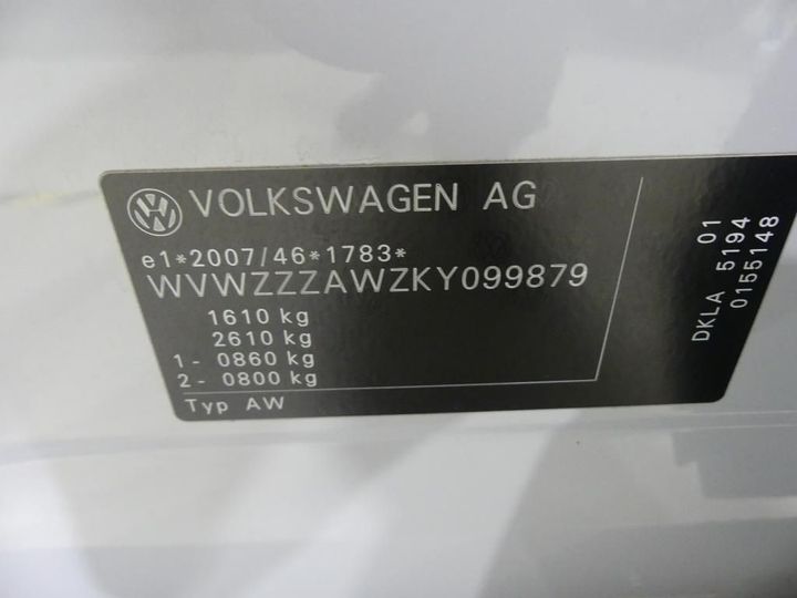 Photo 8 VIN: WVWZZZAWZKY099879 - VOLKSWAGEN POLO 