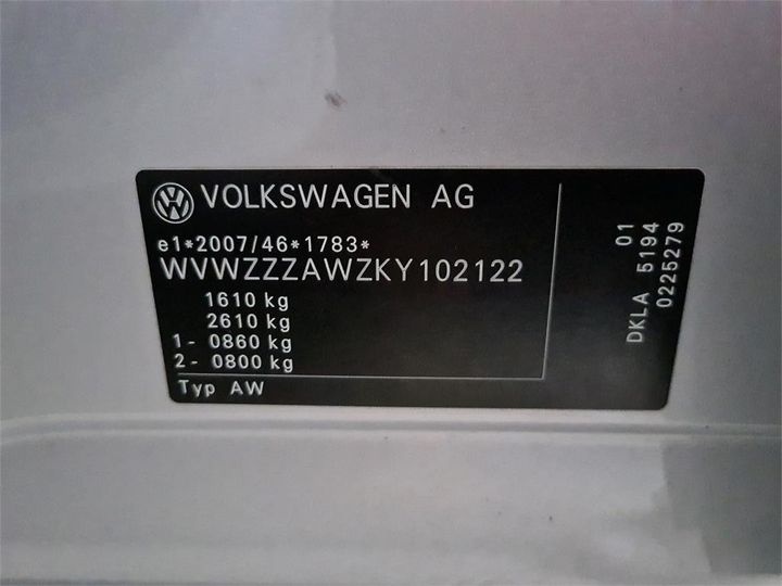 Photo 12 VIN: WVWZZZAWZKY102122 - VOLKSWAGEN POLO 