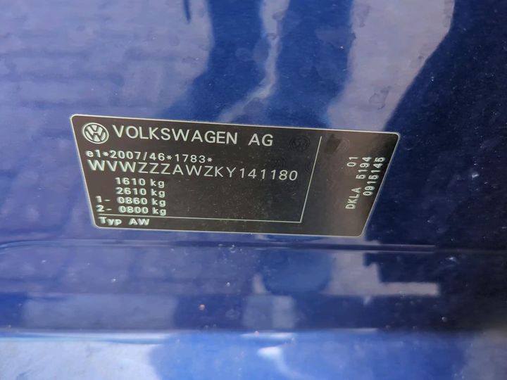 Photo 14 VIN: WVWZZZAWZKY141180 - VOLKSWAGEN POLO 