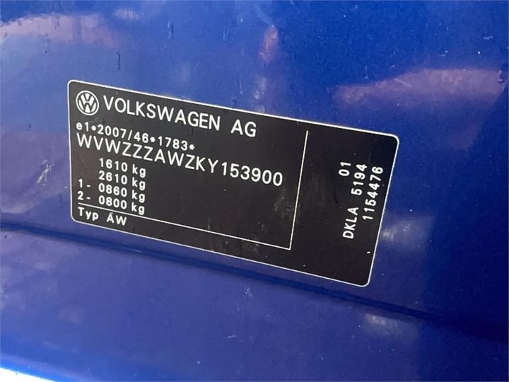 Photo 13 VIN: WVWZZZAWZKY153900 - VOLKSWAGEN POLO 