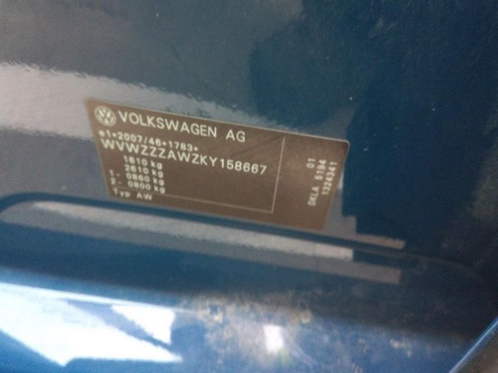 Photo 6 VIN: WVWZZZAWZKY158667 - VOLKSWAGEN POLO 