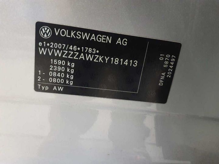 Photo 13 VIN: WVWZZZAWZKY181413 - VOLKSWAGEN POLO 1.0 TSI 