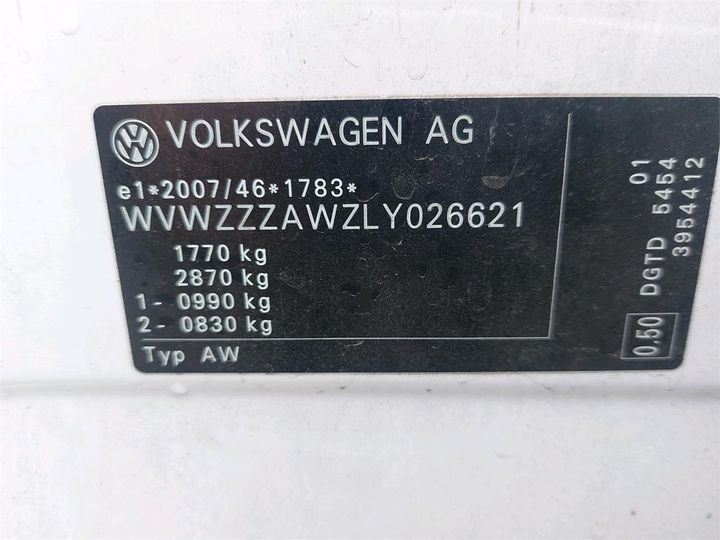 Photo 2 VIN: WVWZZZAWZLY026621 - VOLKSWAGEN POLO 