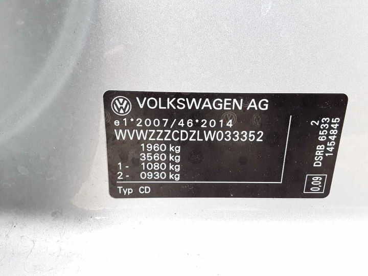 Photo 9 VIN: WVWZZZCDZLW033352 - VOLKSWAGEN GOLF 