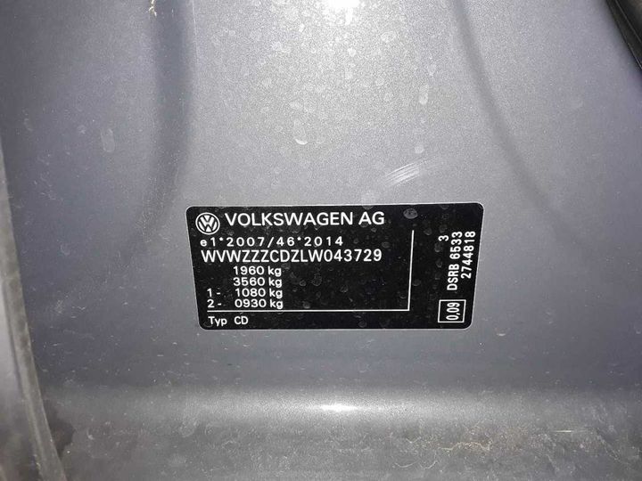 Photo 9 VIN: WVWZZZCDZLW043729 - VOLKSWAGEN GOLF 