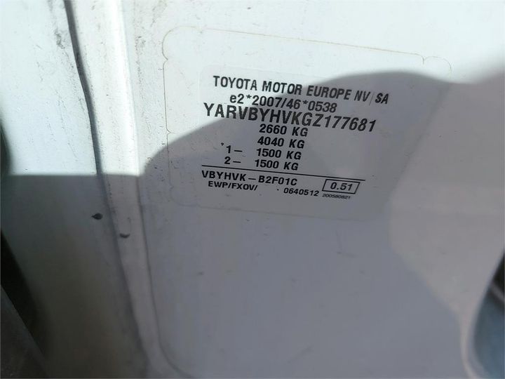 Photo 6 VIN: YARVBYHVKGZ177681 - TOYOTA PROACE 