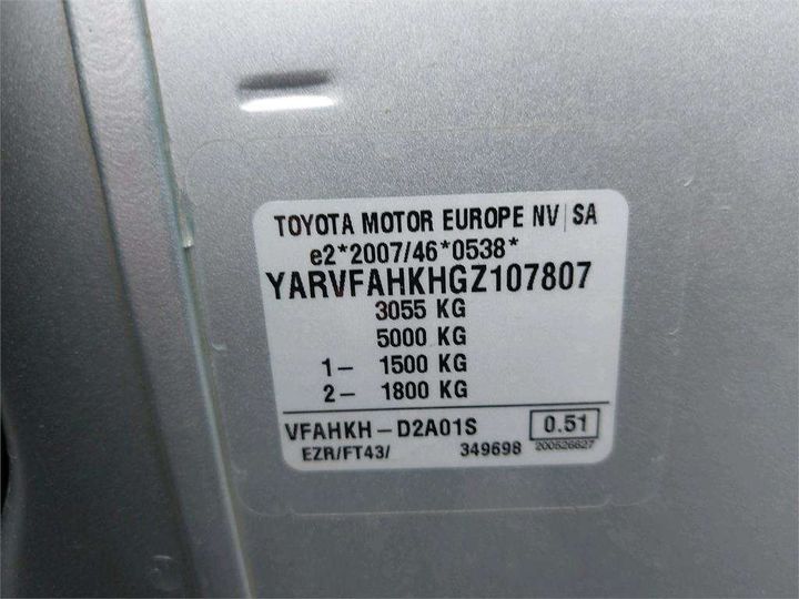 Photo 8 VIN: YARVFAHKHGZ107807 - TOYOTA PROACE 