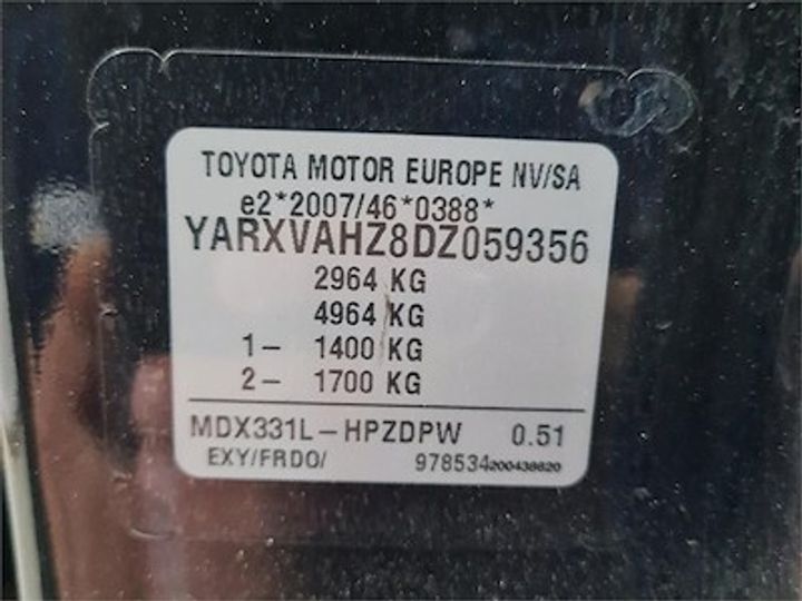 Photo 11 VIN: YARXVAHZ8DZ059356 - TOYOTA PROACE LWB HR DSL 