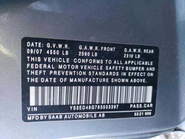 Photo 11 VIN: YS3ED49G783503397 - SAAB 9 5 