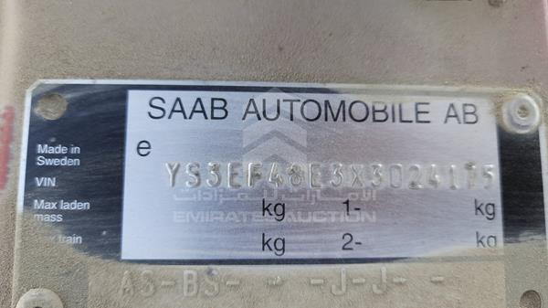 Photo 3 VIN: YS3EF48E3X3024175 - SAAB 9 