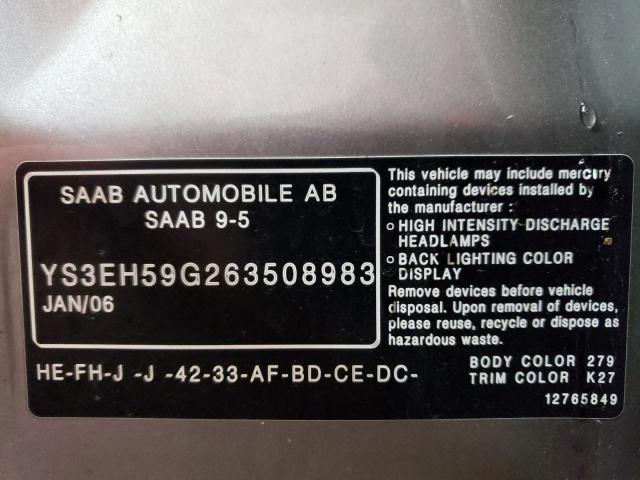 Photo 11 VIN: YS3EH59G263508983 - SAAB 9 5 