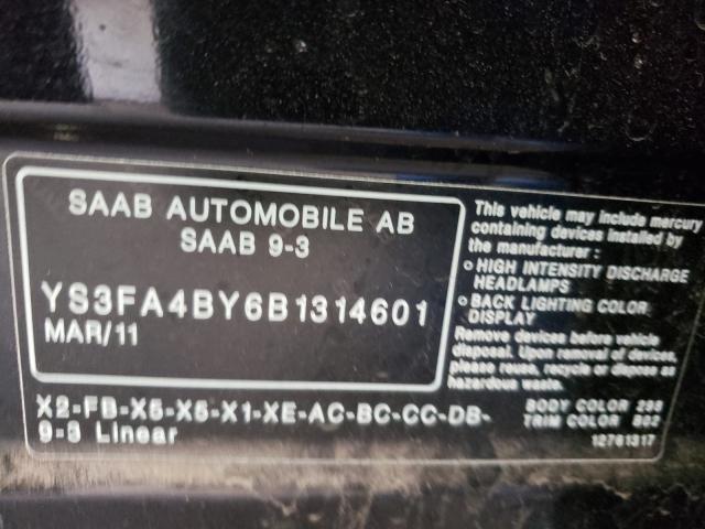 Photo 9 VIN: YS3FA4BY6B1314601 - SAAB 9-3 2.0T 