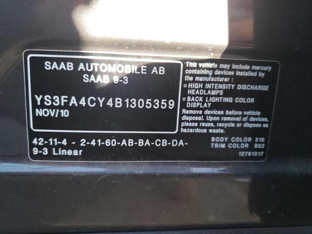 Photo 11 VIN: YS3FA4CY4B1305359 - SAAB 9 3 