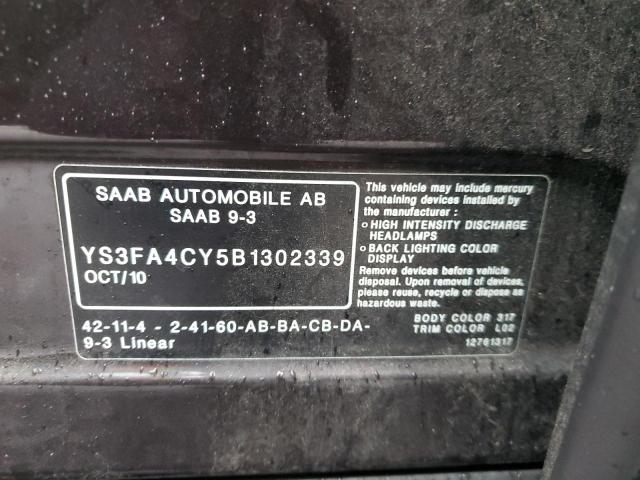 Photo 11 VIN: YS3FA4CY5B1302339 - SAAB 9-3 2.0T 