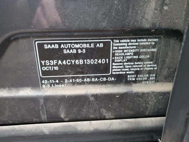 Photo 12 VIN: YS3FA4CY6B1302401 - SAAB 9 3 