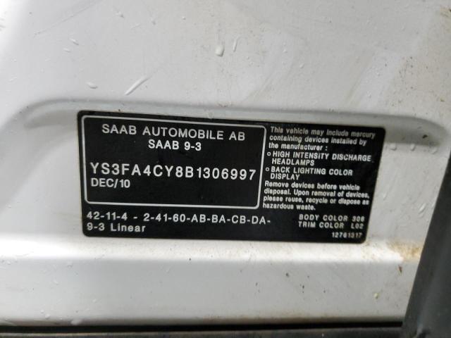 Photo 11 VIN: YS3FA4CY8B1306997 - SAAB 9 3 