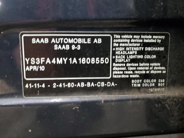 Photo 11 VIN: YS3FA4MY1A1608550 - SAAB 9 3 