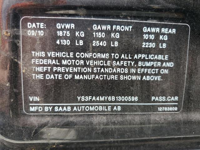 Photo 11 VIN: YS3FA4MY6B1300596 - SAAB 9-3 2.0T 