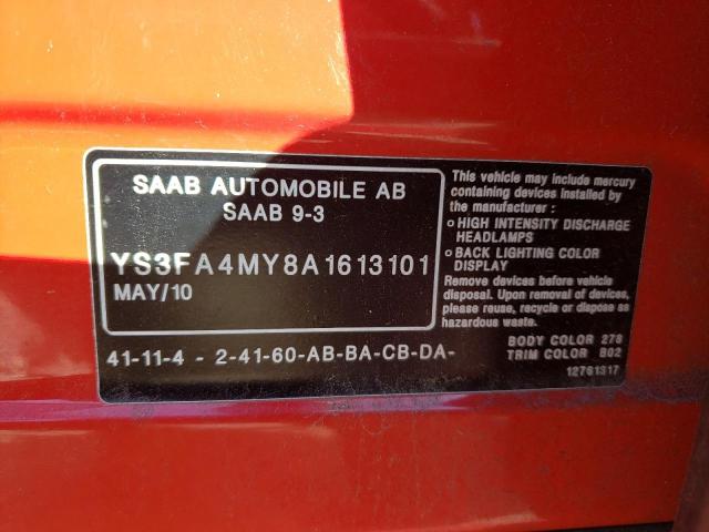 Photo 9 VIN: YS3FA4MY8A1613101 - SAAB 9-3 2.0T 