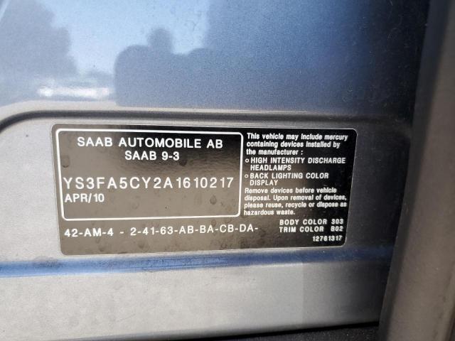 Photo 11 VIN: YS3FA5CY2A1610217 - SAAB 9 3 