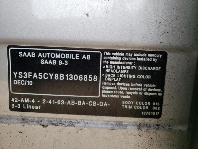 Photo 11 VIN: YS3FA5CY8B1306858 - SAAB 9 3 