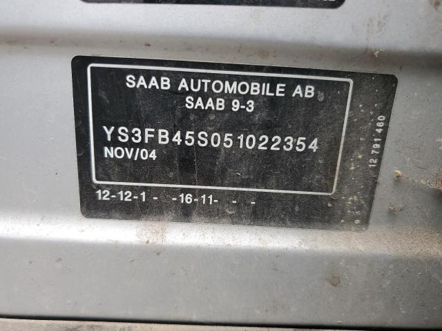 Photo 12 VIN: YS3FB45S051022354 - SAAB 9-3 LINEAR 