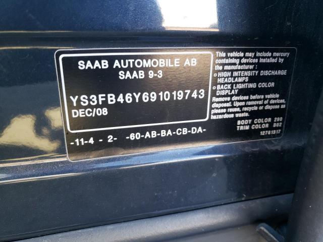 Photo 11 VIN: YS3FB46Y691019743 - SAAB 9-3 2.0T 