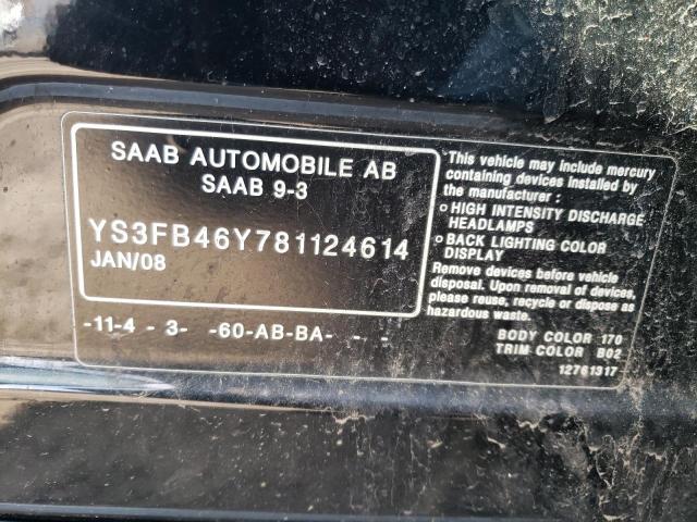 Photo 9 VIN: YS3FB46Y781124614 - SAAB 9-3 2.0T 