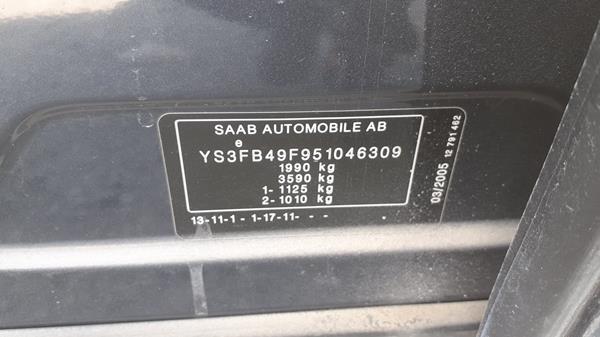 Photo 1 VIN: YS3FB49F951046309 - SAAB 93 