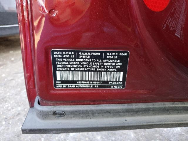 Photo 11 VIN: YS3FB49S141056117 - SAAB 9-3 LINEAR 