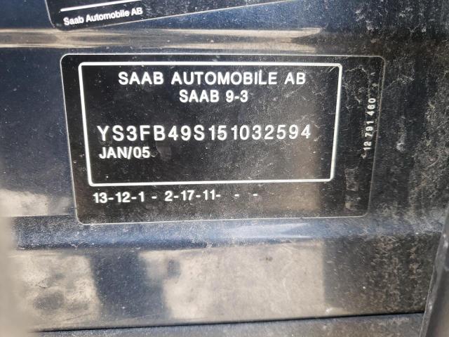 Photo 12 VIN: YS3FB49S151032594 - SAAB 9 3 