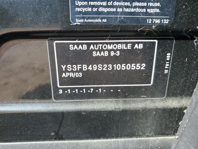 Photo 11 VIN: YS3FB49S231050552 - SAAB 9 3 