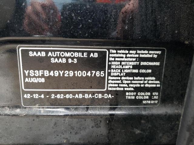 Photo 11 VIN: YS3FB49Y291004765 - SAAB 9 3 