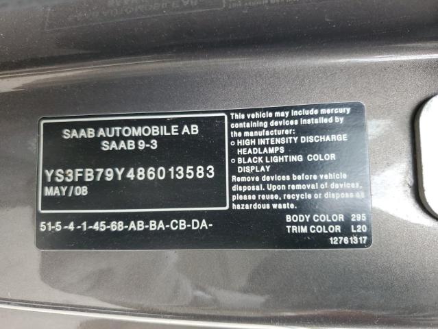 Photo 12 VIN: YS3FB79Y486013583 - SAAB 9-3 2.0T 