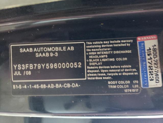 Photo 11 VIN: YS3FB79Y596000052 - SAAB 9 3 