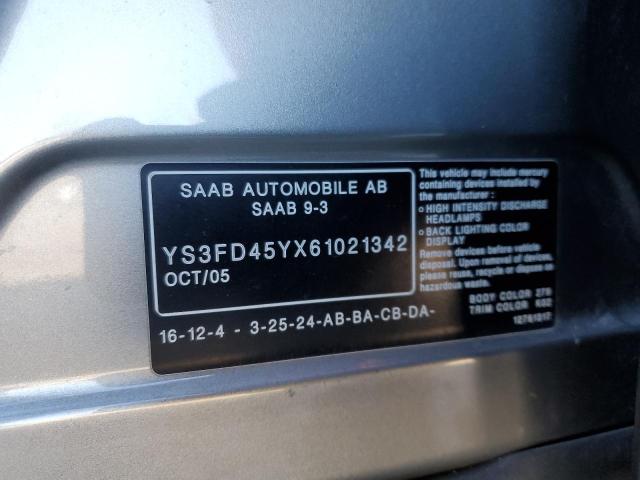 Photo 11 VIN: YS3FD45YX61021342 - SAAB 9 3 