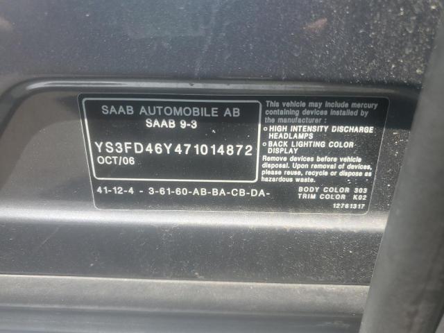 Photo 11 VIN: YS3FD46Y471014872 - SAAB 9 3 