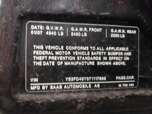 Photo 11 VIN: YS3FD49Y371117888 - SAAB 9-3 2.0T 