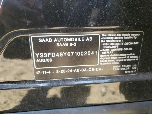 Photo 12 VIN: YS3FD49Y671002041 - SAAB 9 3 