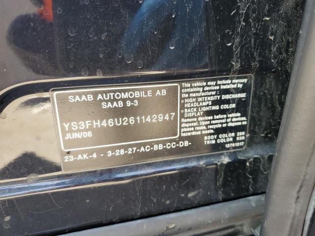 Photo 11 VIN: YS3FH46U261142947 - SAAB 9-3 AERO 