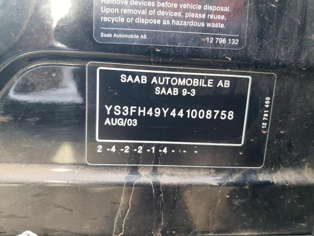 Photo 11 VIN: YS3FH49Y441008758 - SAAB 9 2 