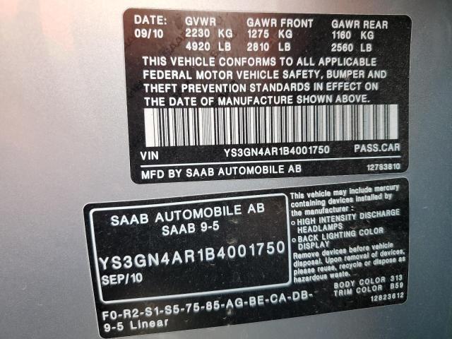 Photo 11 VIN: YS3GN4AR1B4001750 - SAAB 9 5 