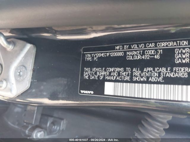 Photo 8 VIN: YV126MEC1F1206880 - VOLVO V60 