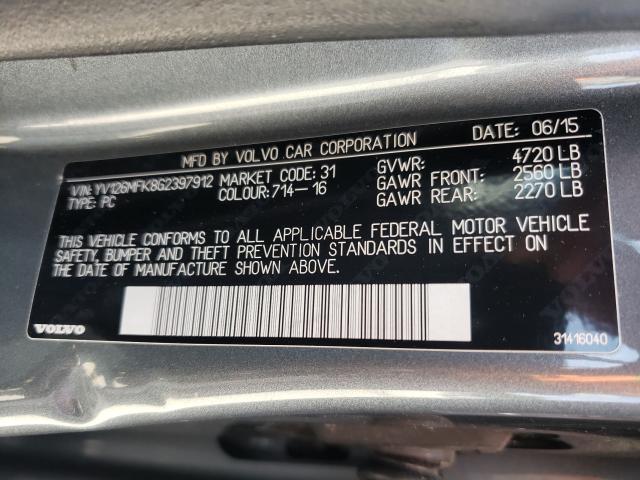 Photo 9 VIN: YV126MFK8G2397912 - VOLVO S60 PREMIE 