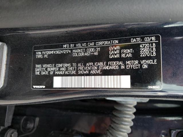 Photo 9 VIN: YV126MFK9G2412174 - VOLVO S60 PREMIE 